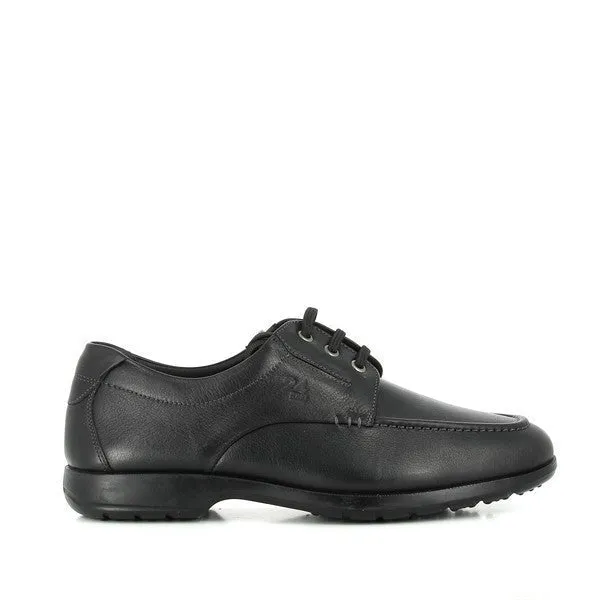 24 Hrs 10212 Black Lace Up Oxford Shoes