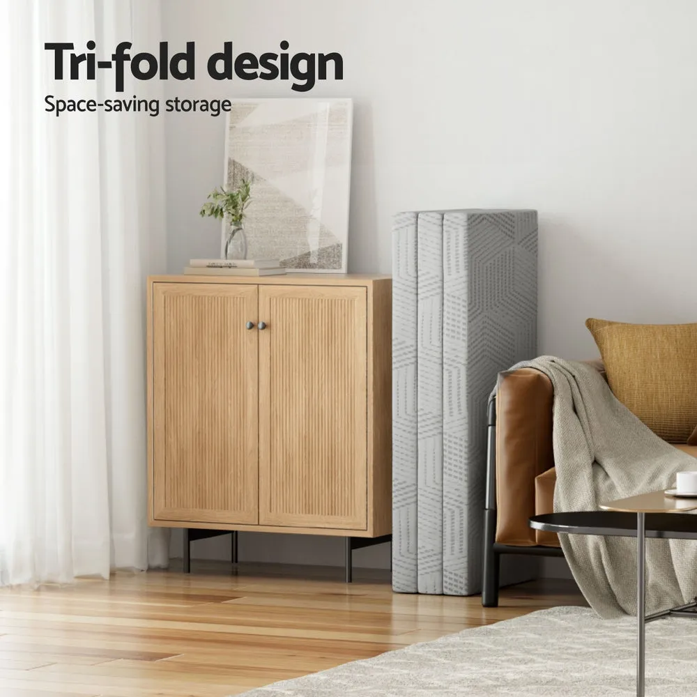 3-Foldable Mattress | Folding Foam Design | Double Size