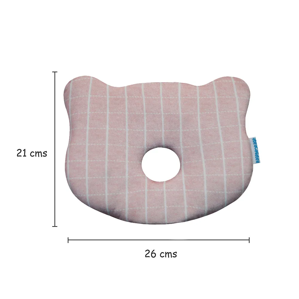 Abracadabra Memory Foam Baby Head Shaping Pillow - Pink