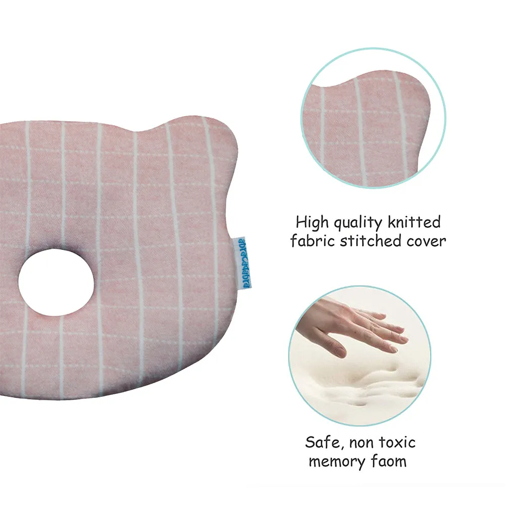 Abracadabra Memory Foam Baby Head Shaping Pillow - Pink