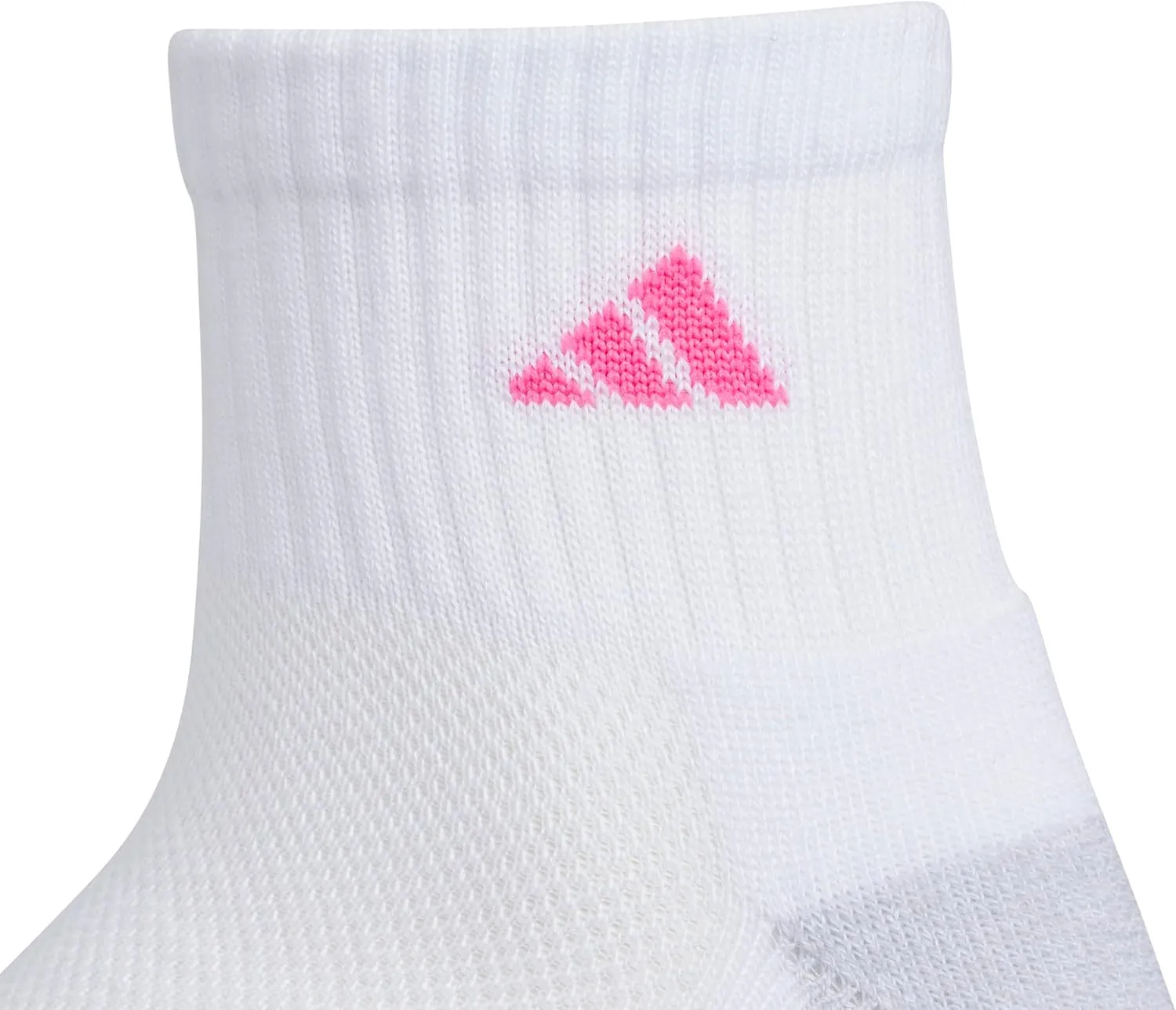 adidas Unisex-Kid's Athletic Cushioned Quarter Socks (6-Pair) for Boys and Girls, Above The Ankle Fit, Durable Fabric