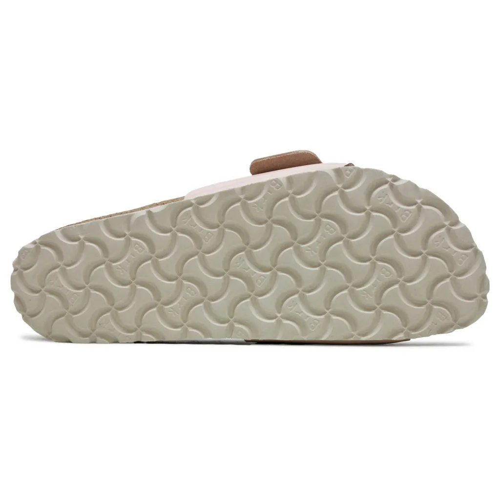 Birkenstock Madrid Big Buckle Natural Leather Unisex Slides Sandals
