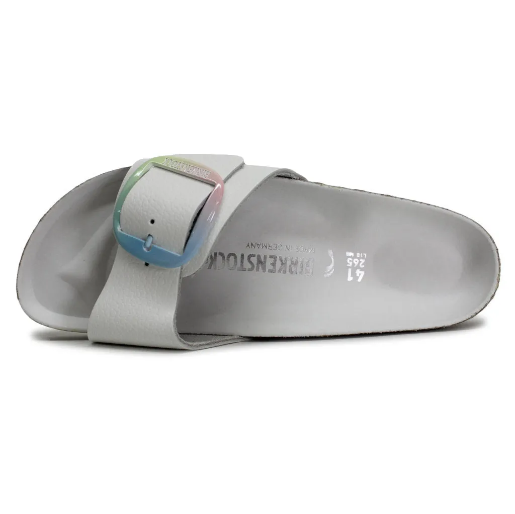 Birkenstock Madrid Big Buckle Natural Leather Unisex Slides Sandals