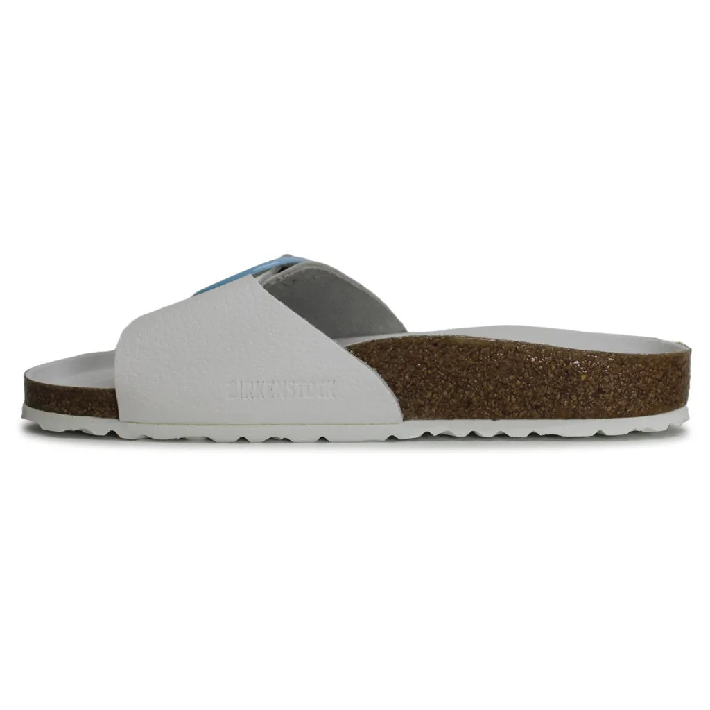 Birkenstock Madrid Big Buckle Natural Leather Unisex Slides Sandals