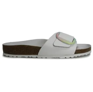 Birkenstock Madrid Big Buckle Natural Leather Unisex Slides Sandals