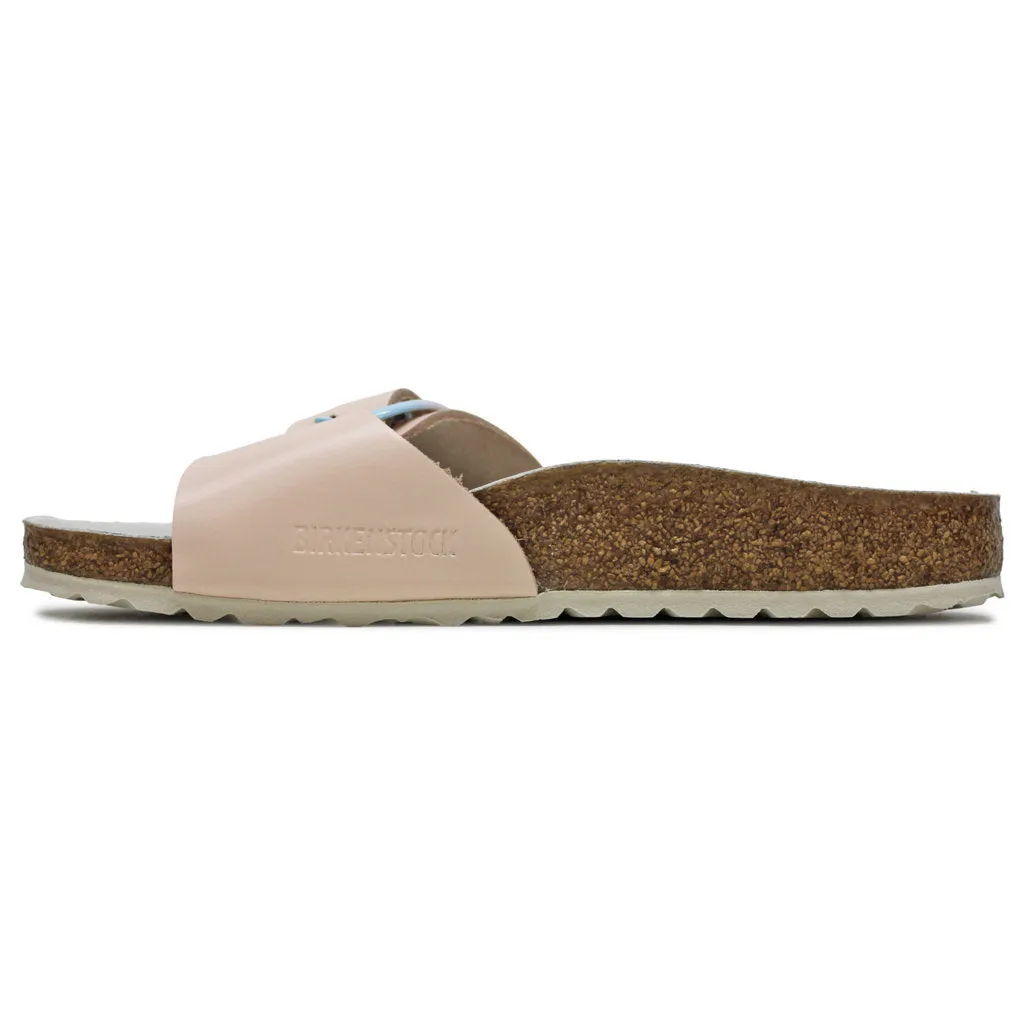 Birkenstock Madrid Big Buckle Natural Leather Unisex Slides Sandals
