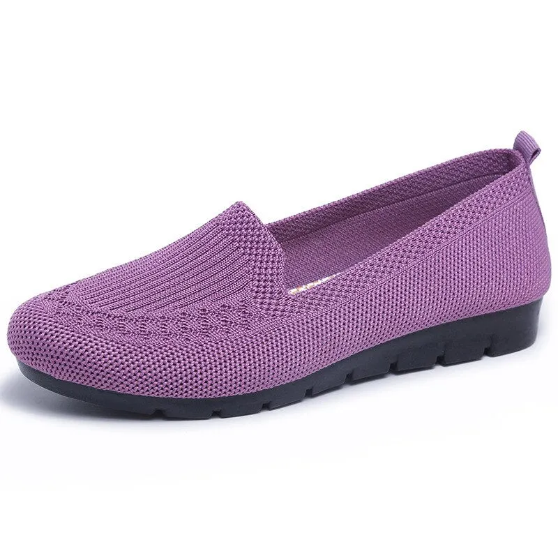 Breathable Light Slip on Flat Shoes