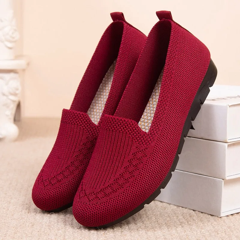 Breathable Light Slip on Flat Shoes