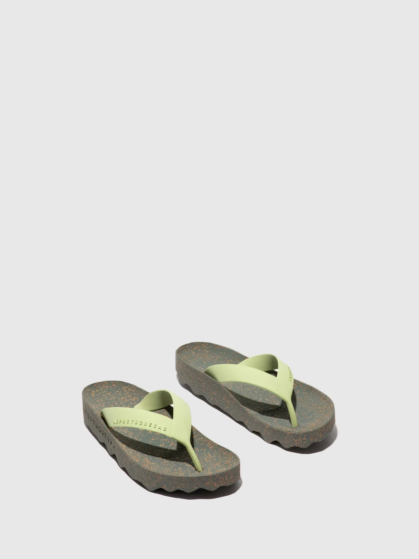 Casual Flip-Flops FEEL Mint Rubber Strap