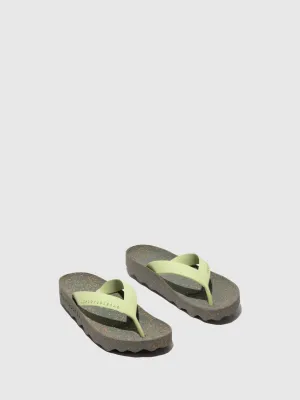 Casual Flip-Flops FEEL Mint Rubber Strap