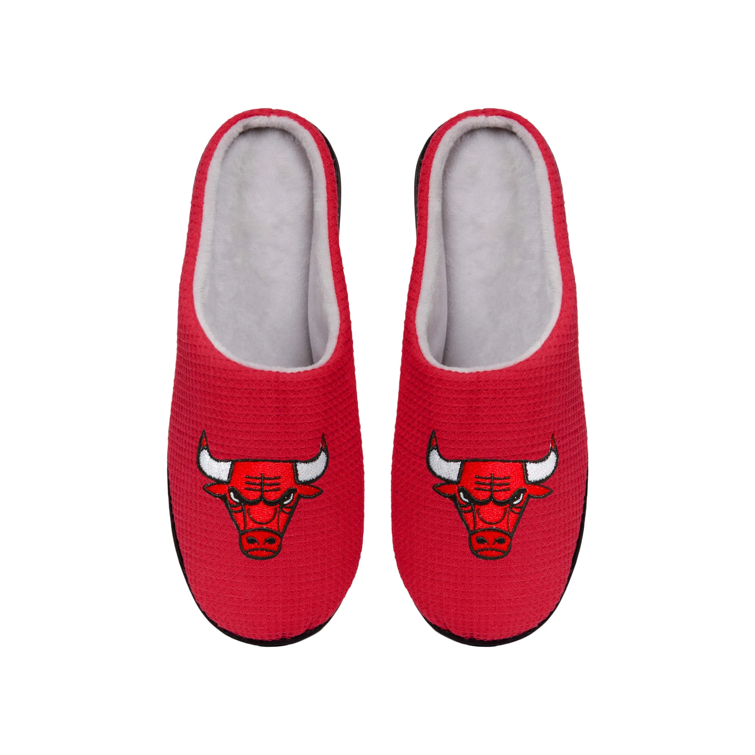 Chicago Bulls NBA Mens Memory Foam Slide Slippers