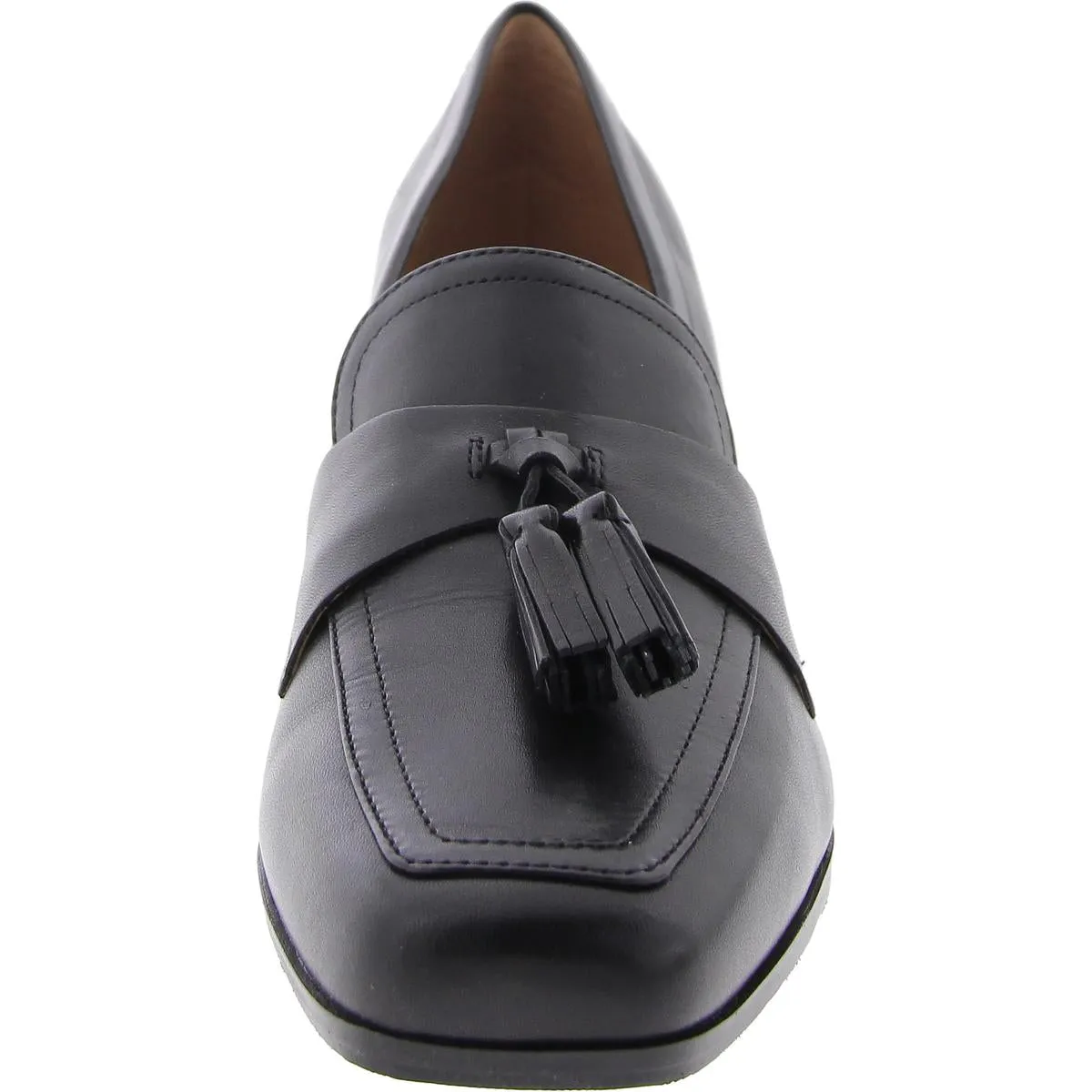 Easy Spirit Womens DREW Leather Slip on Loafers