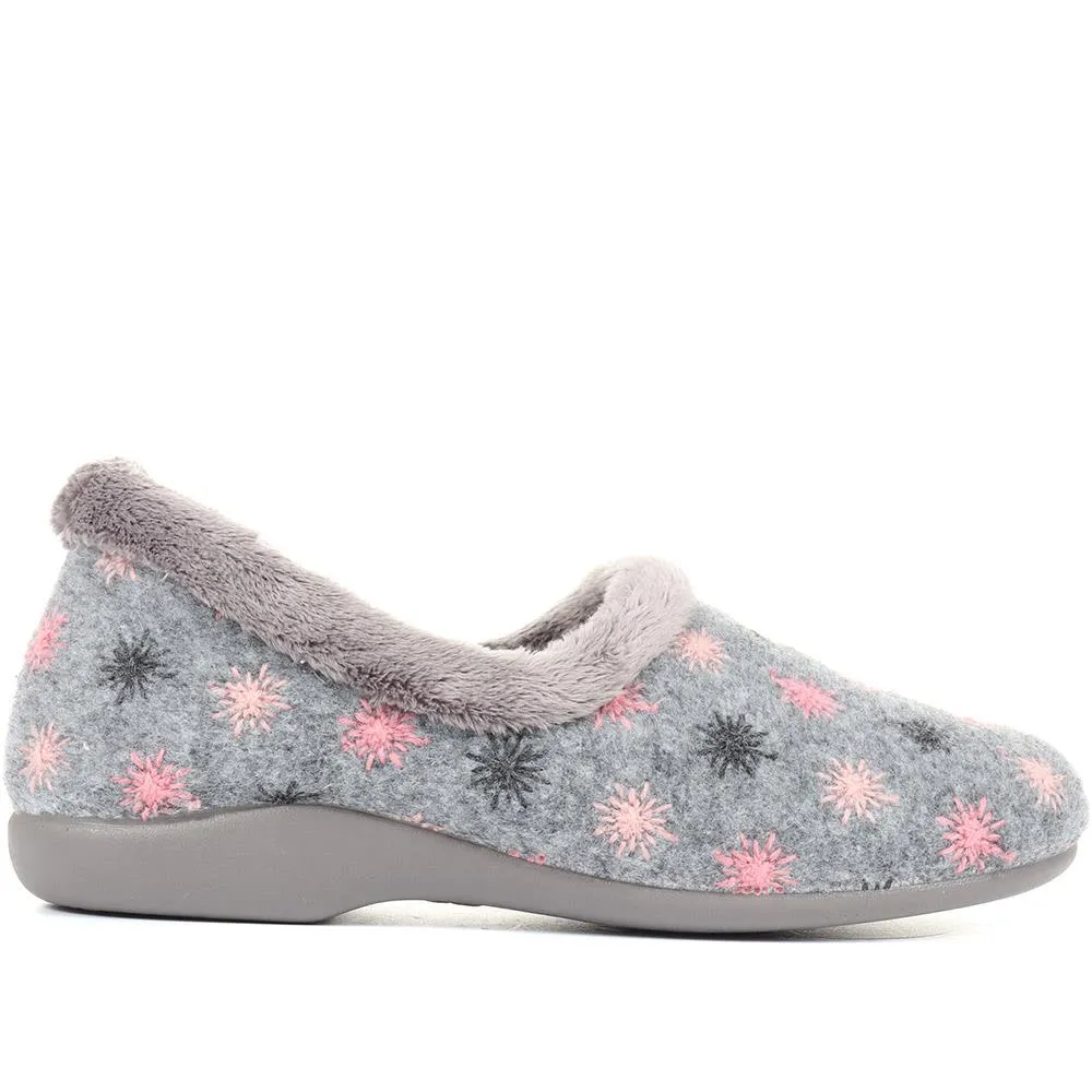 Embroidered Slippers - KOY34003 / 320 479