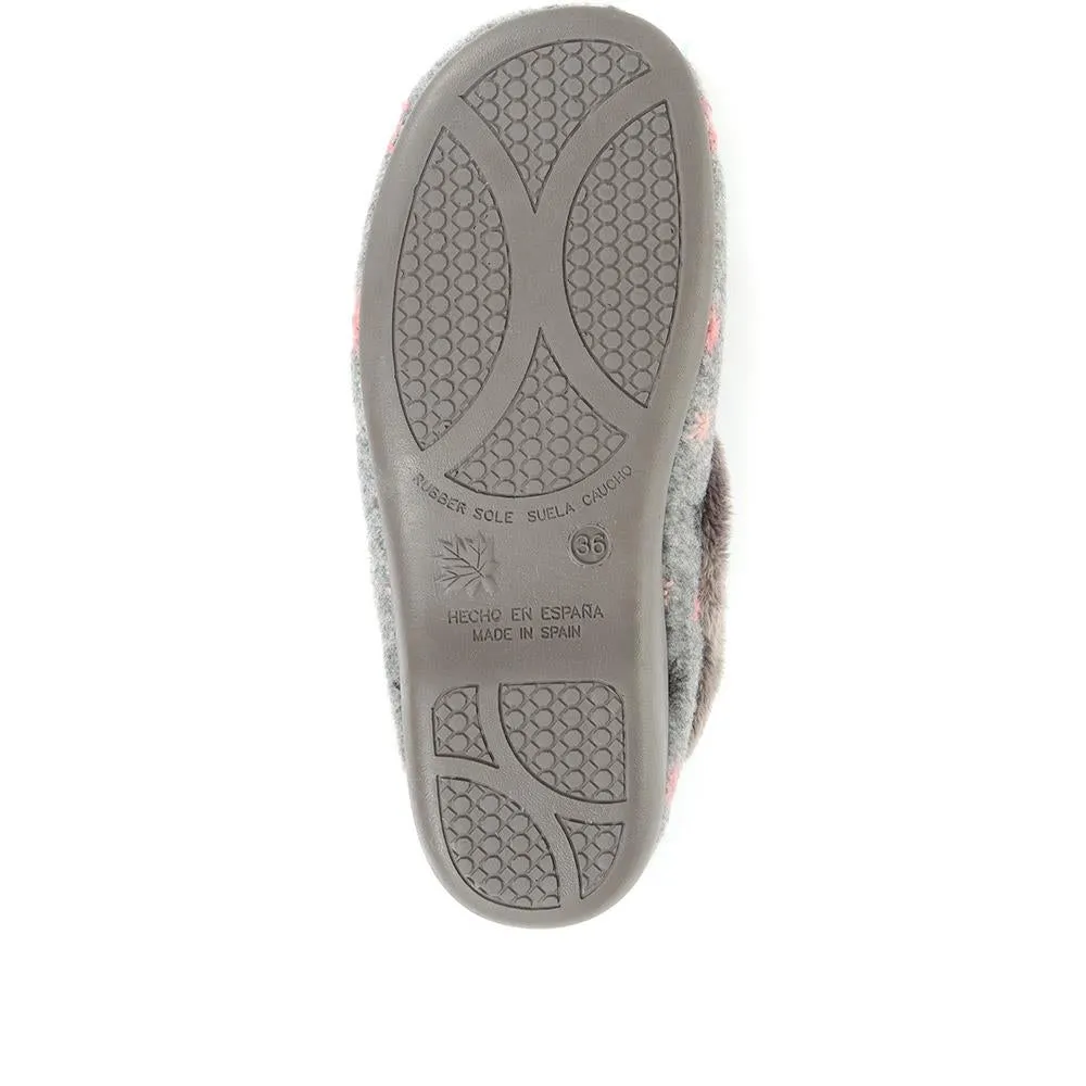 Embroidered Slippers - KOY34003 / 320 479
