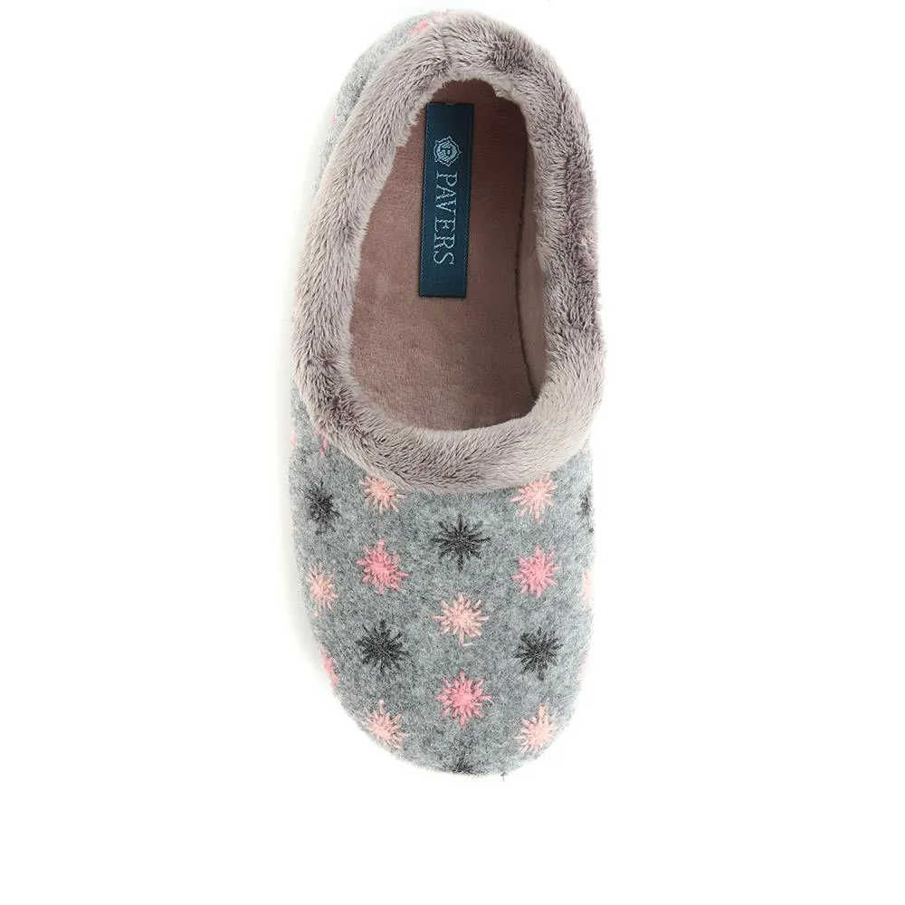 Embroidered Slippers - KOY34003 / 320 479