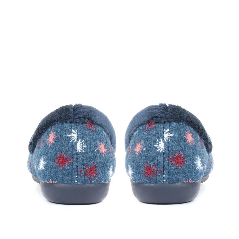 Embroidered Slippers - KOY34003 / 320 479