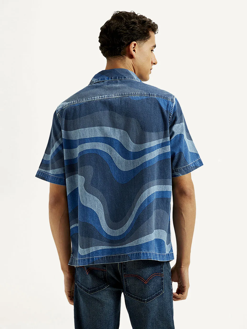 Men's Abstract Relaxed Fit Shirt