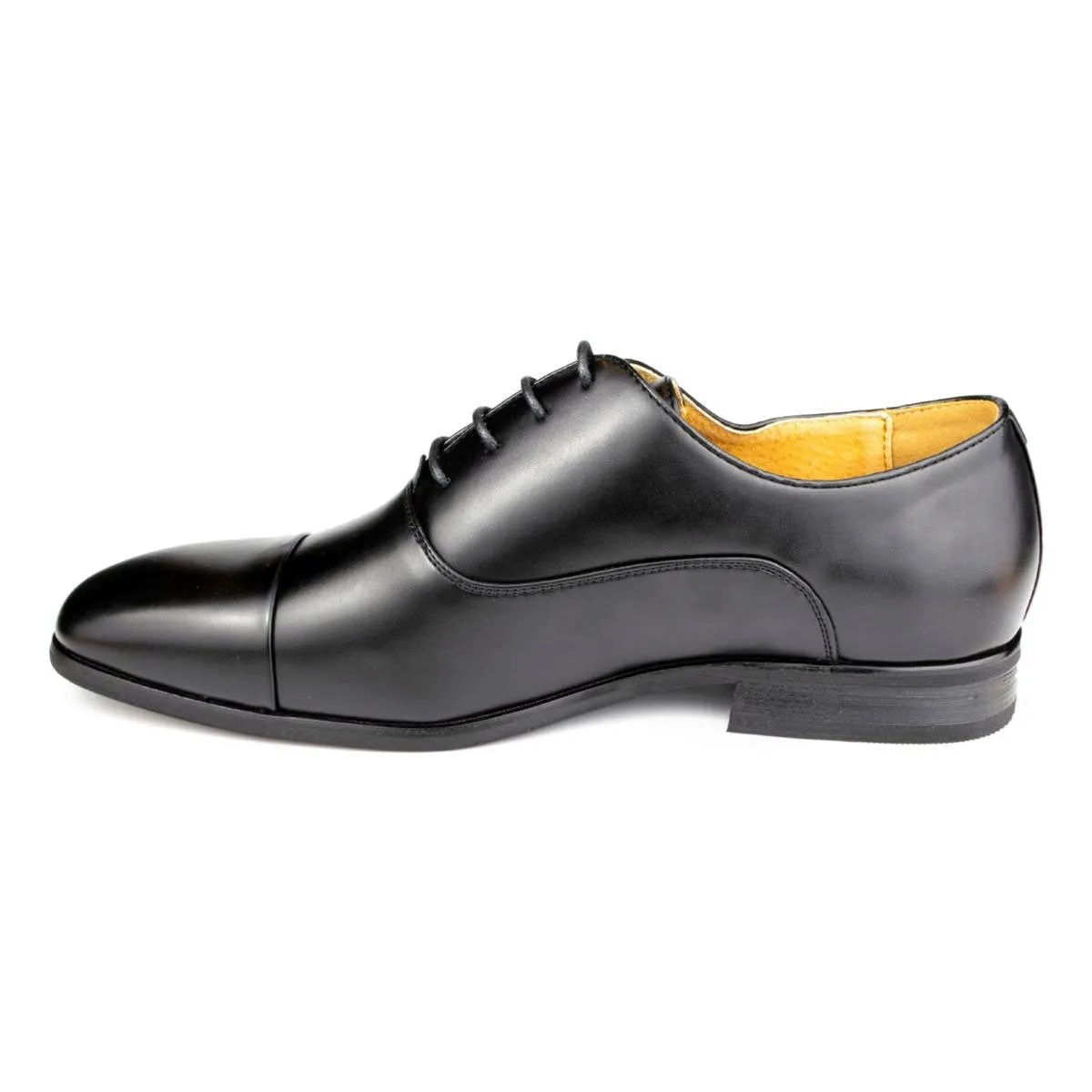 Mens Black Lace Up Oxford Shoe