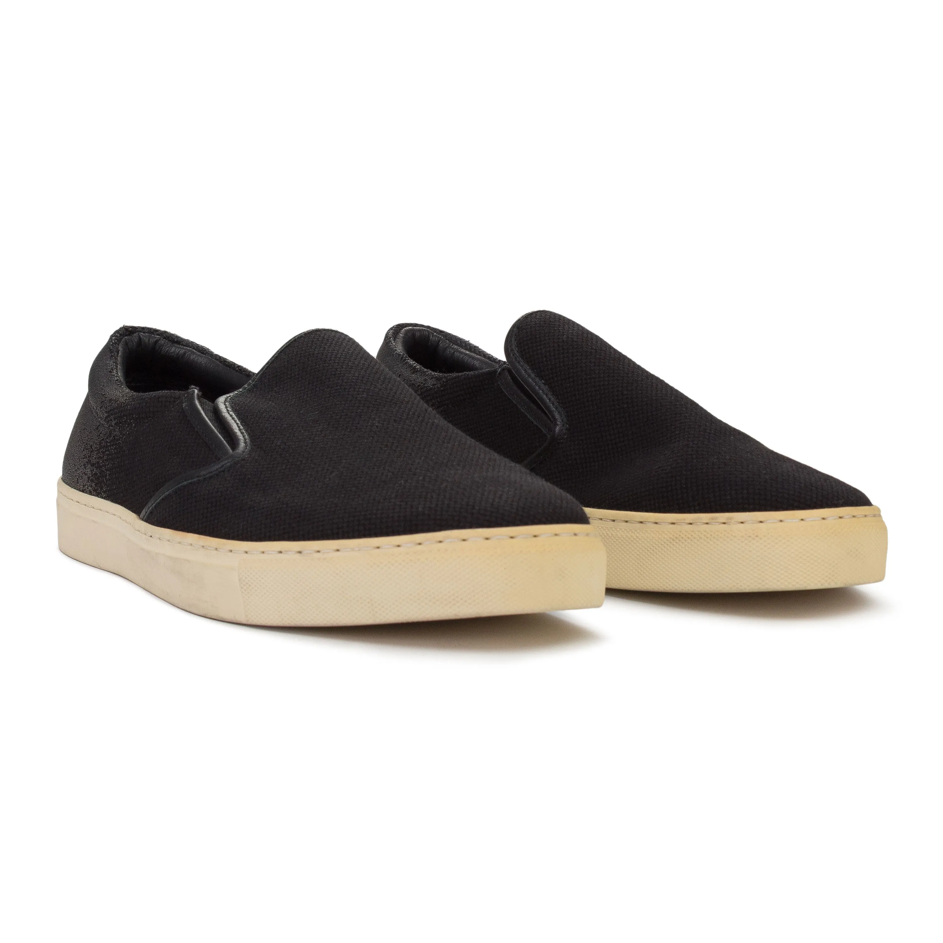 NERO LEATHER PATCH HEEL