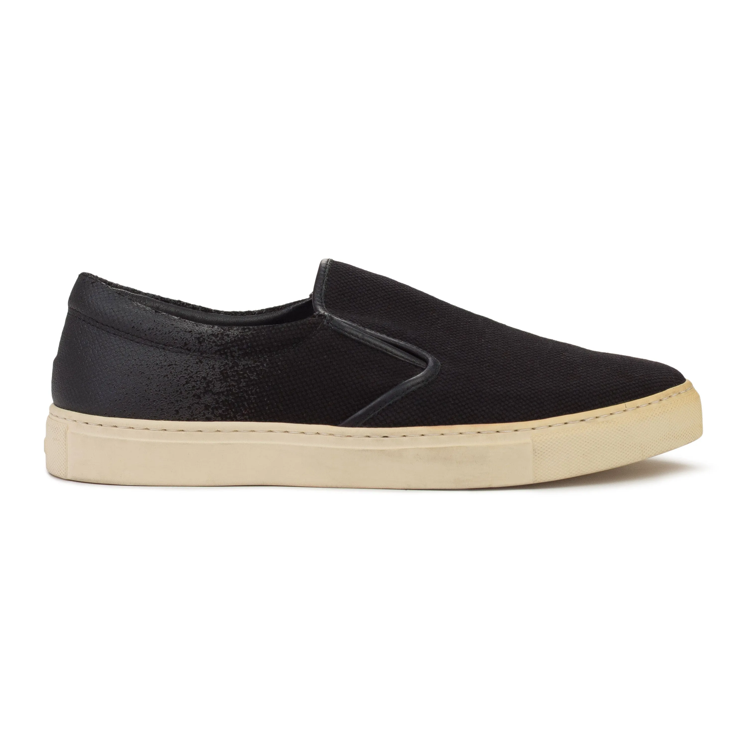 NERO LEATHER PATCH HEEL