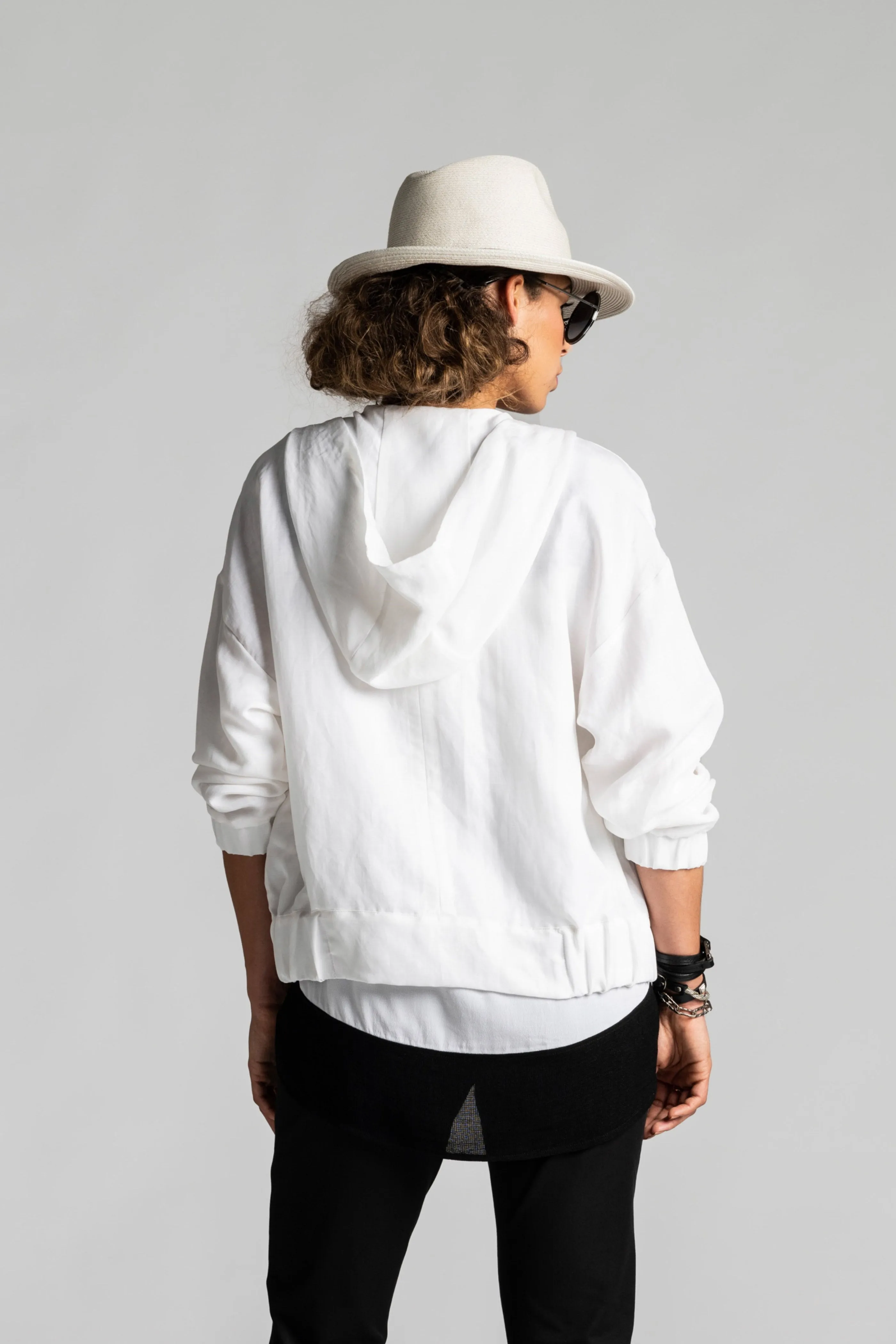 Paula Ryan Relaxed Boxy Jacket - White