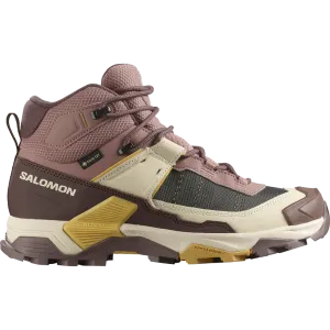 Salomon Women's X Ultra 5 Mid Gore-Tex Burlwood/French Roast/Rattan