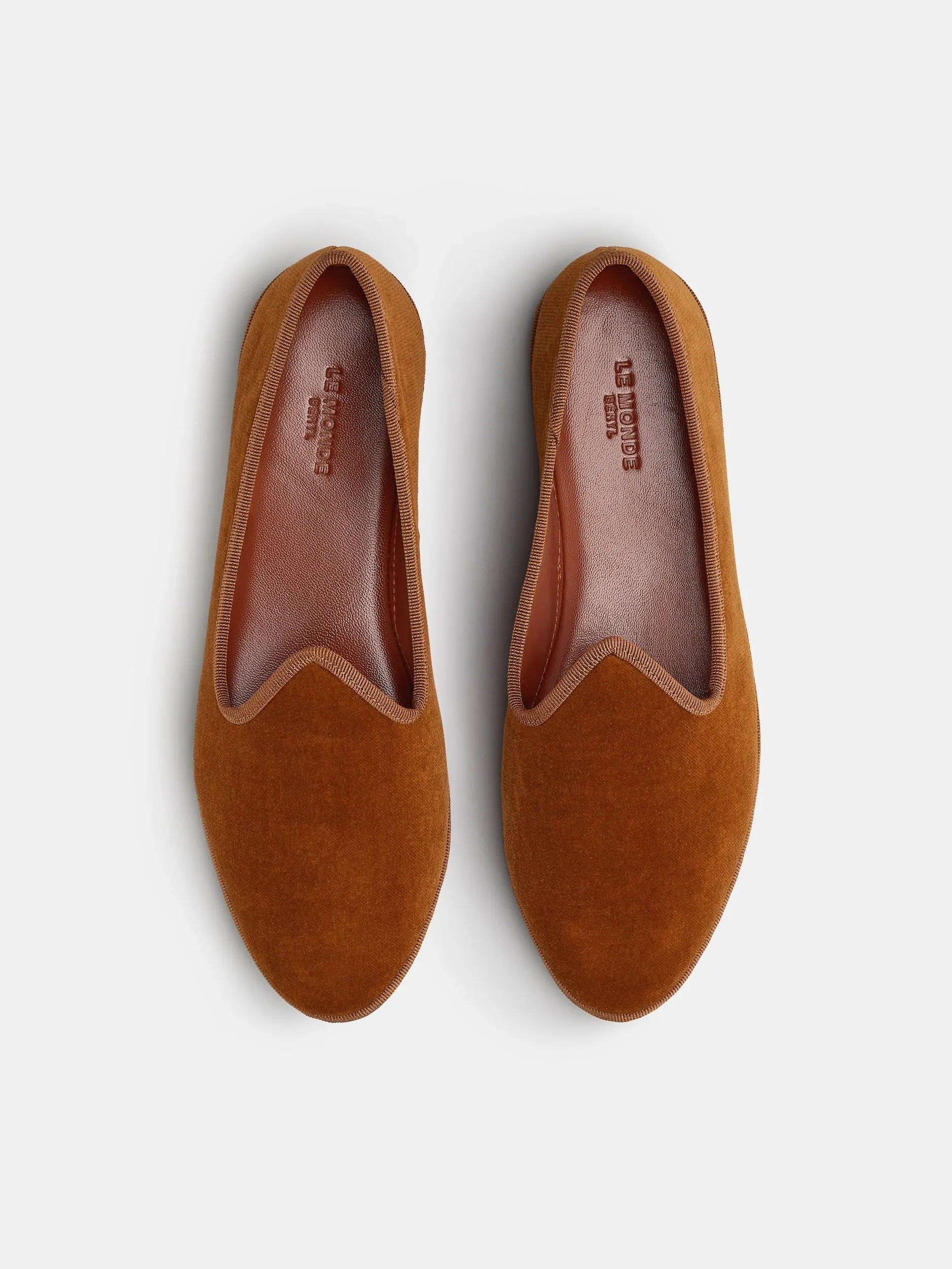Soft Venetian Slipper / Baltic Amber Velvet