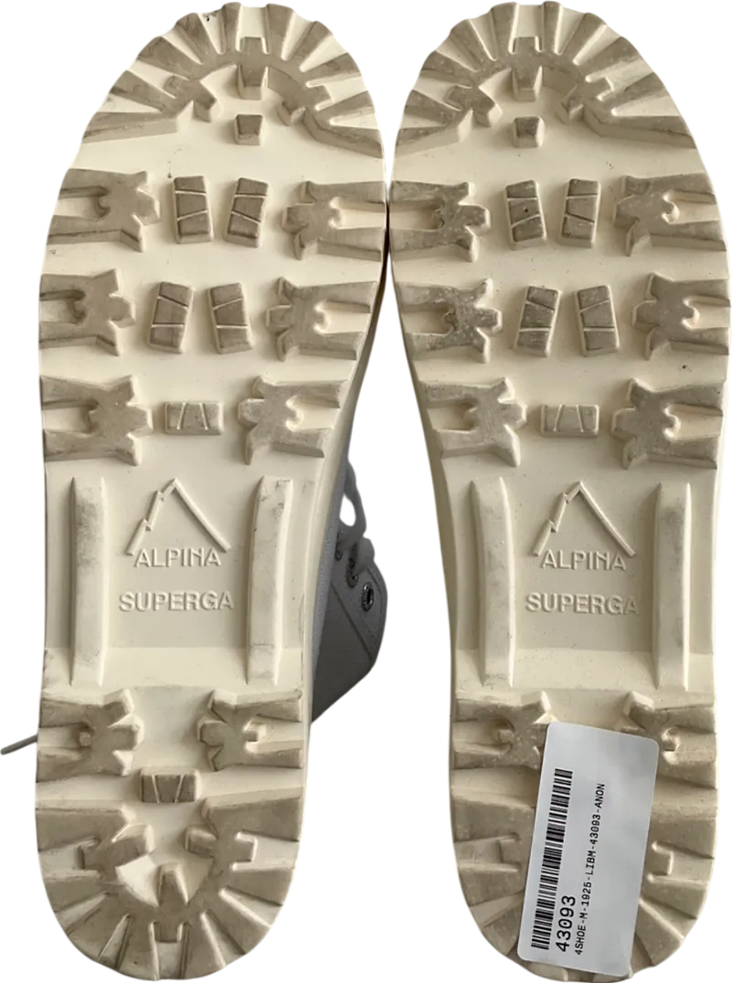 Superga White Canvas High Top UK 6 EU 39 👠
