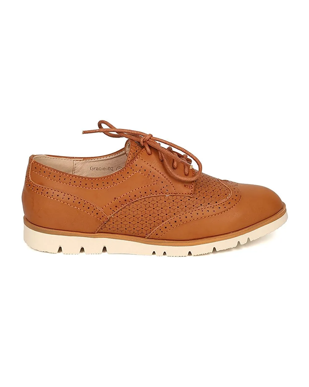 Women Spectator Flat Loafer - Oxford Sneaker - Lug Sole Loafer - GI09 By Nature Breeze