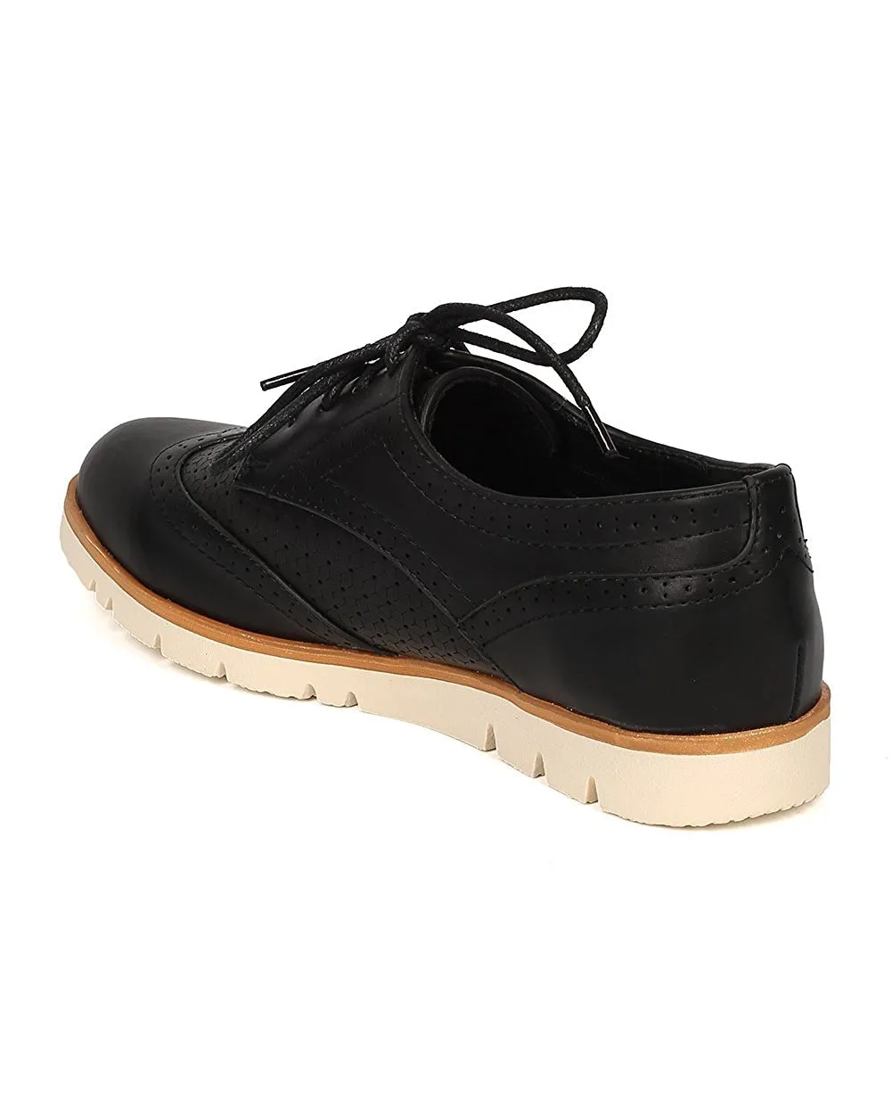 Women Spectator Flat Loafer - Oxford Sneaker - Lug Sole Loafer - GI09 By Nature Breeze