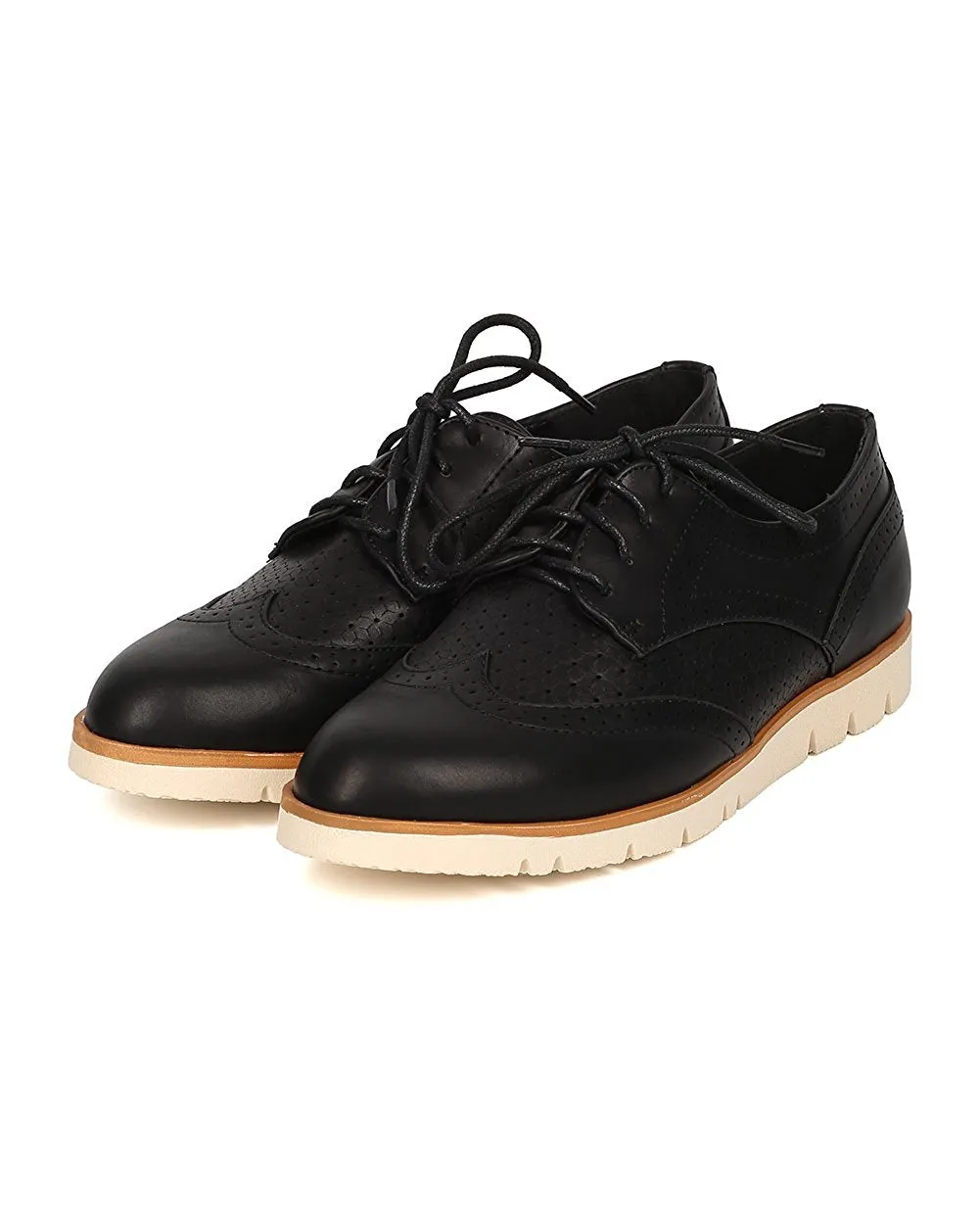 Women Spectator Flat Loafer - Oxford Sneaker - Lug Sole Loafer - GI09 By Nature Breeze
