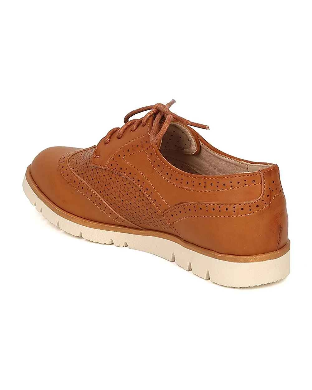Women Spectator Flat Loafer - Oxford Sneaker - Lug Sole Loafer - GI09 By Nature Breeze